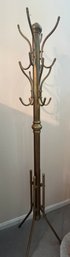 MCM Brass Free Standing Coat Rack