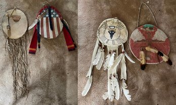 Native American Shields - 4 Pieces