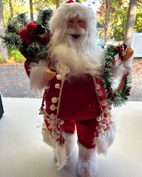 19 Inch Standing Santa Decor