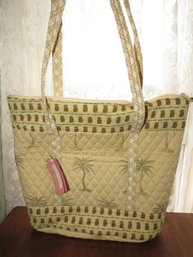 Style Eyes Palm Tree 2 Handled Tote Bag - New