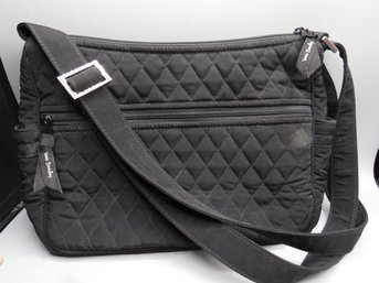 Vera Bradley Black Fabric Handled Handbag