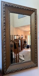 Antique Wood Frame Gold Tone Mirror