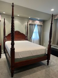 Ethan Allen British Classics 4 Post Queen Bed Frame