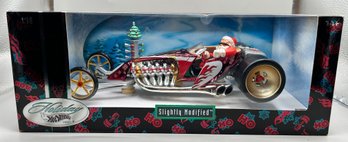 2001 Holiday Hot Wheels Slightly Modified Santa Hot Rod New In Box