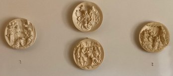 Museo D'arte Sacra Volterra Alabaster Plates - 4 Pieces