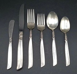 Oneida Silver Plated South Seas Community Flatware - 69 Pieces