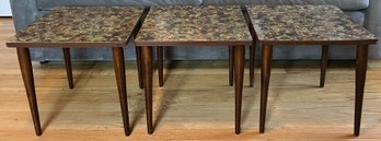 MCM Stacking Tables - 3 Pieces