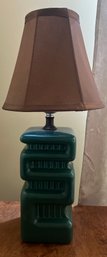 Ceramic Green Abstract Table Lamp