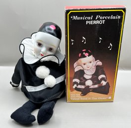 Musical Porcelain Pierrot Wit Box