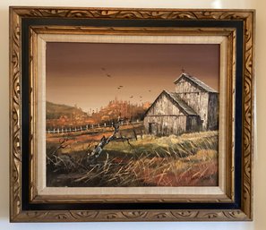 Hector Salas Countryside Oil Painting