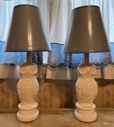 Evolution Lighting Owl Table Lamps - 2 Piece Lot