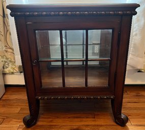 Wooden Glass Shelf Curio/display Cabinet