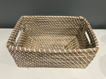 Resin Wicker Weave Basket