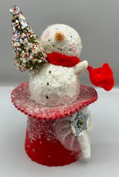 Decorative Snowman Figurine