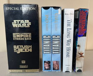 Assorted VHS Tapes - 5 Pieces