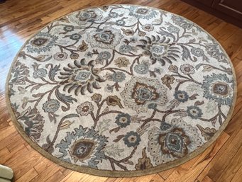 Home Decorators Collection Beige Echelon Round Rug 6ft