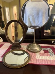 Antique & Vintage Mirror Lot- 3 Pieces