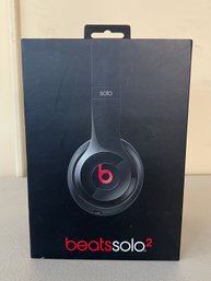 Beats Solo 2 Headphones With Box