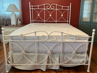 White Country Style Bed Frame