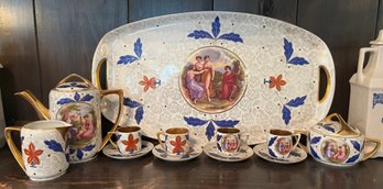 Bohemia Donatello Czechoslovakia Porcelain Tea Set- 12 Pieces