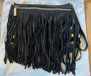 Hammit Los Angeles Leather Fringe Crossbody Bag