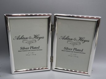 Ashton & Hayes Silver Plated Folding Frame - In Original Box