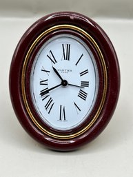 Cartier Paris Table/desk Mechanical Switzerland Travel Alarm Clock