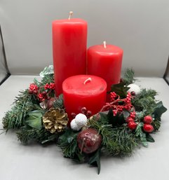 Elemental Candle Wreath Garden In Box