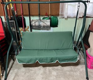 Patio Swing Chair With Cushion & Cover