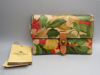 Patricia Nash Italian Leather Floral Wallet - New