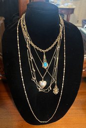 Assorted Costume Jewelry Necklaces - 5 Piece Lot