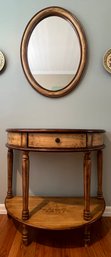 Stein World Furniture Hand Painted Entry Table And Mirror