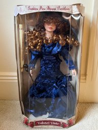 Collectors Choice Porcelain Doll 16' In Box