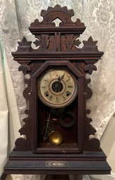 Antique Wood Pendulum Clock