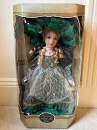 Collectible Memories Porcelain Doll 17' In Box