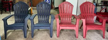 Adams Adirondack Chairs - 4 Piece Lot