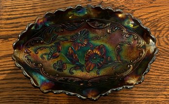 Fenton Carnival Glass Dish