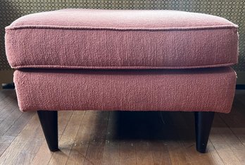 Pink Upholstered Ottoman