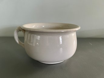 White Granite W.S. George Chamber Pot