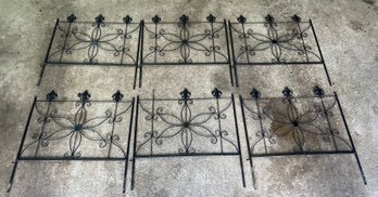 Garden Metal Gates - 6 Piece Lot