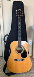 YAMAHA Solid Top Acoustic Guitar With Carrying Case Model FD01S HQP09238 S