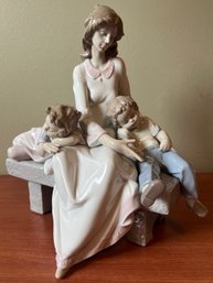 Lladro 'an Afternoon Nap' Oversized Porcelain Figurine