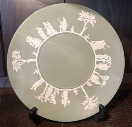 Wedgwood Green Sage Jasperware 9.5' Plate