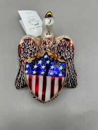 Christopher Radko Ornament Of The Month July 2001 Freedom's Wings