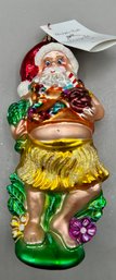 Christopher Radko Hawaiian Holiday Glass Ornament