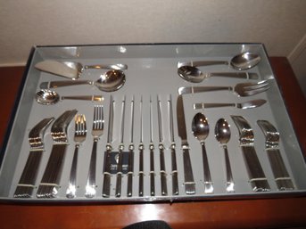 Waterford Carleton Fine Flatware 47 Piece Set/service For 8 & Extended 7 Piece Service Set - New In Box