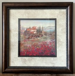 Michael Longo Provincial Village VI Print Framed