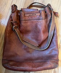 Frye Hand Crafted Leather Backpack Bag