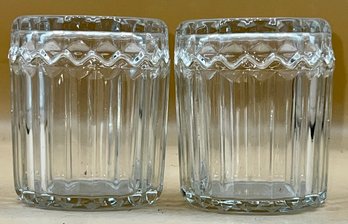 Glass Jar With Lid Pair Of 2