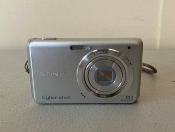 Sony Cybershot DSC-W180 10.1MP Digital Camera With Carrying Case